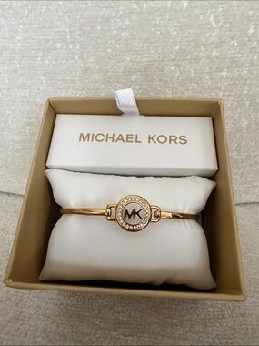 Michael Kors gold bracelet with box